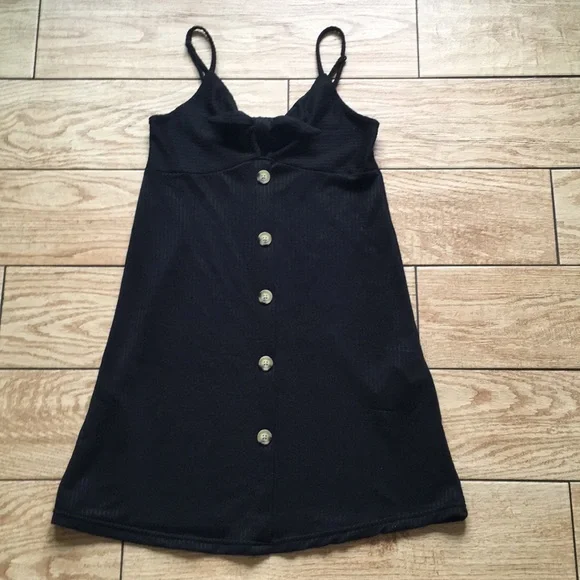 Cotton On Teagan Tie Front Black Mini Dress Sz XS - Picture 10 of 12